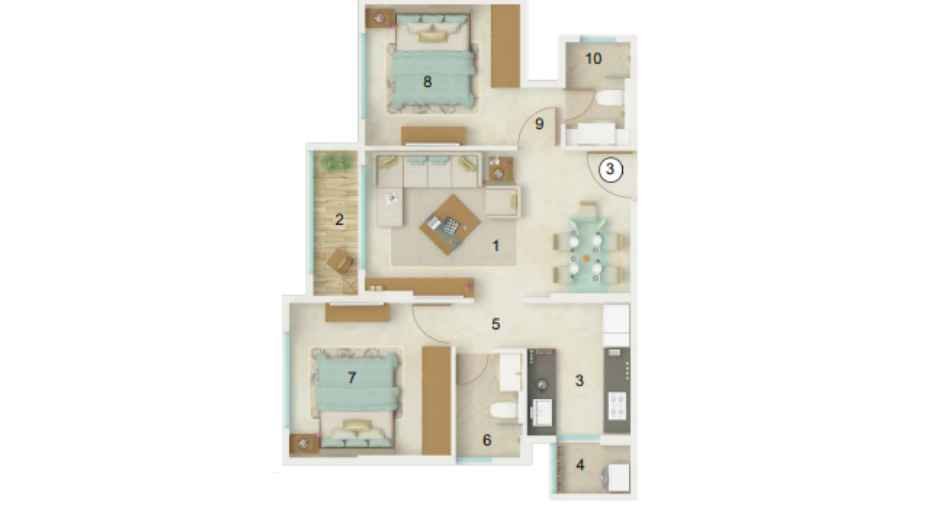 dynamix-luma-floor-plan-2 bhk